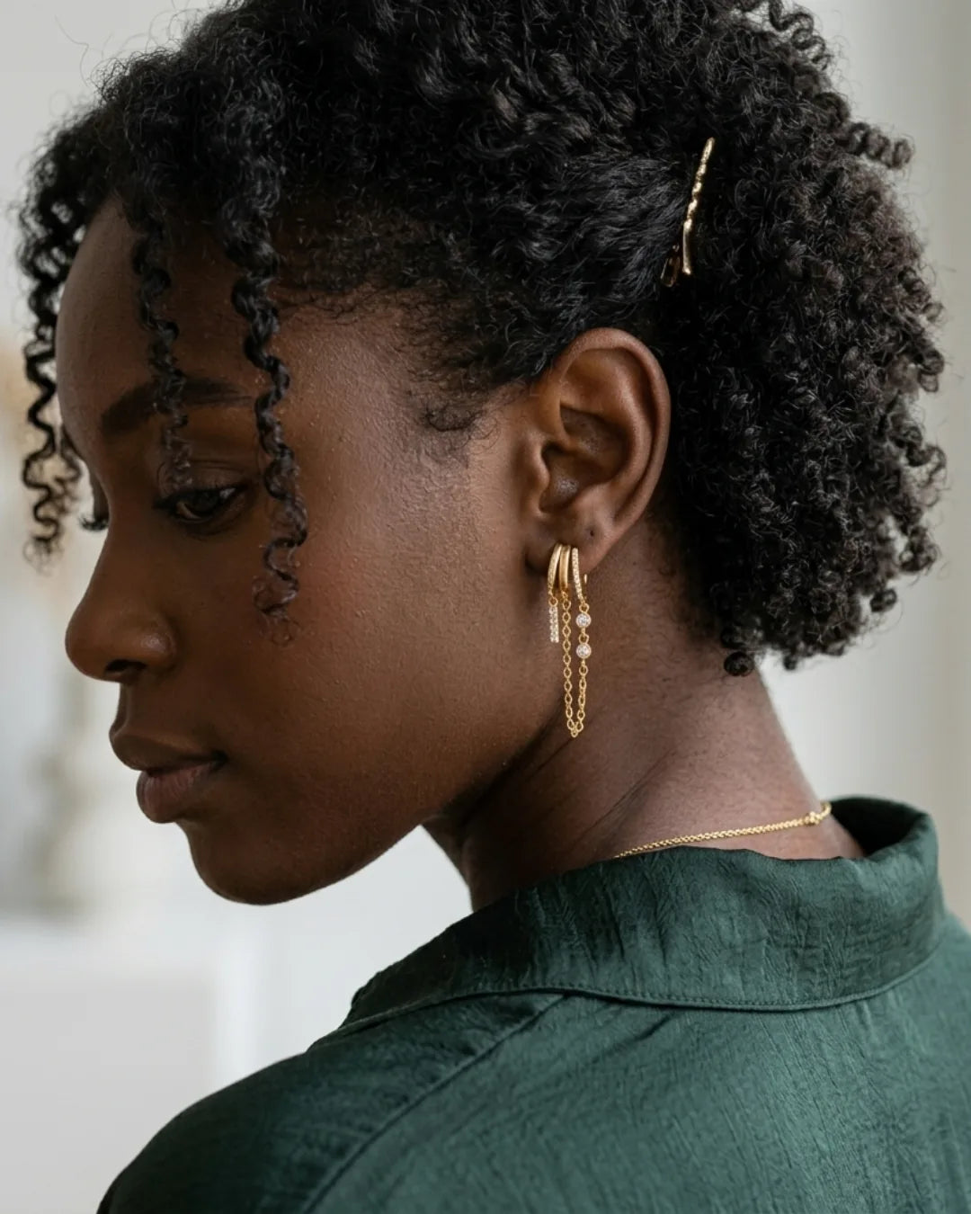 Serena Illusion Earring Chains