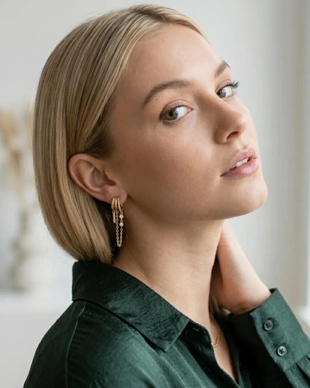 Serena Illusion Earring Chains