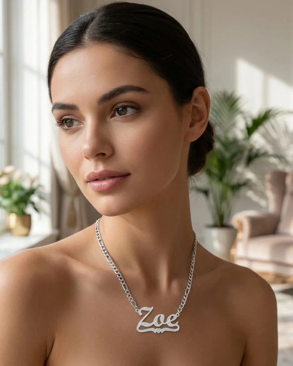 Odette Personalized Name Necklace Refined