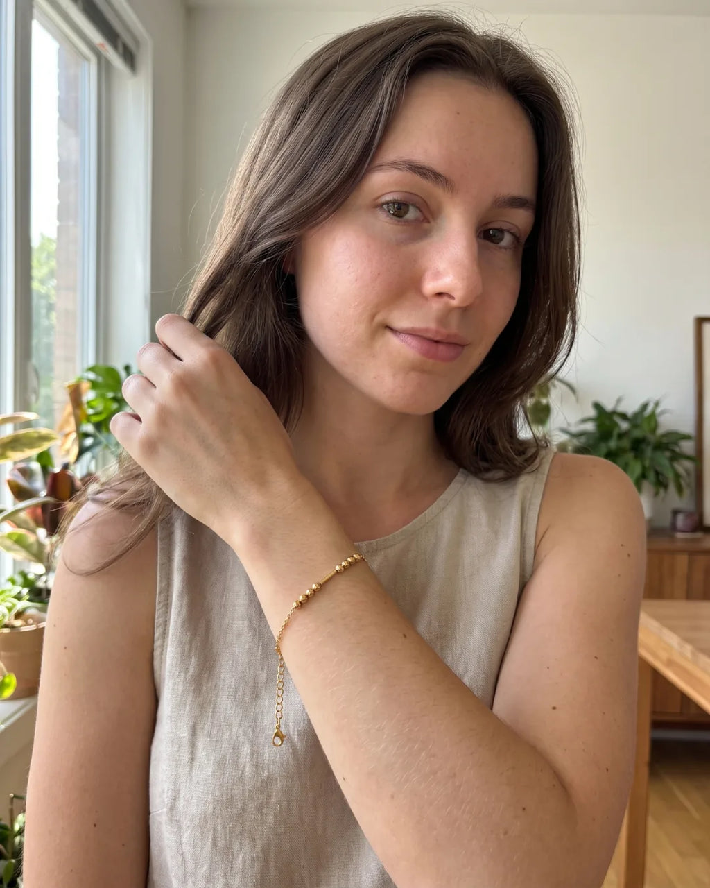 Emmeline Morse Code Bracelet Essence
