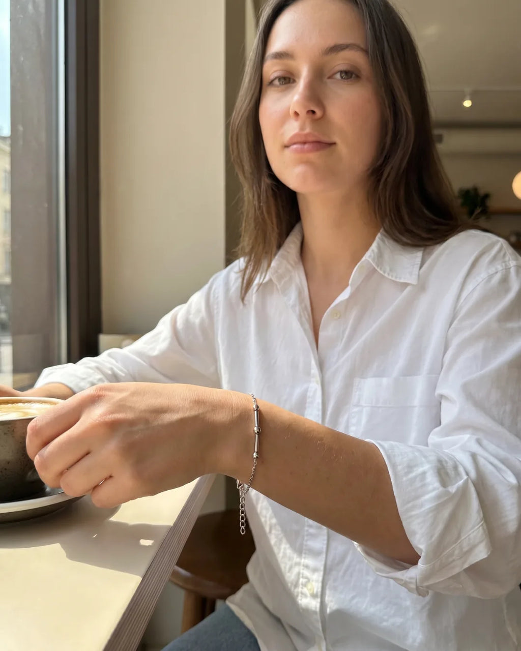 Emmeline Morse Code Bracelet Essence