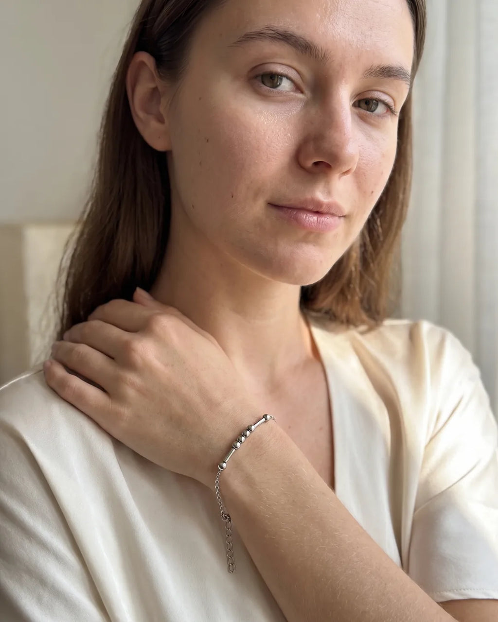 Emmeline Morse Code Bracelet Essence