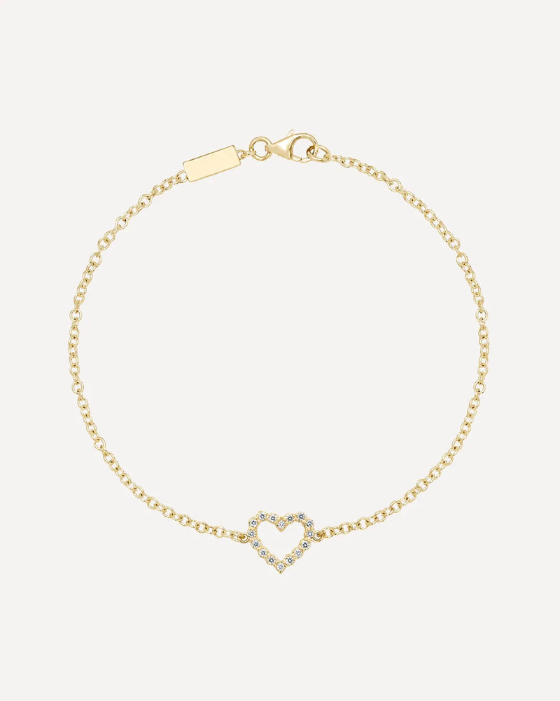 Genevra Open Heart Bracelet Amour