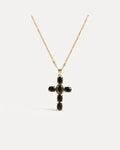 Esme Noir Cross Necklace Eternal