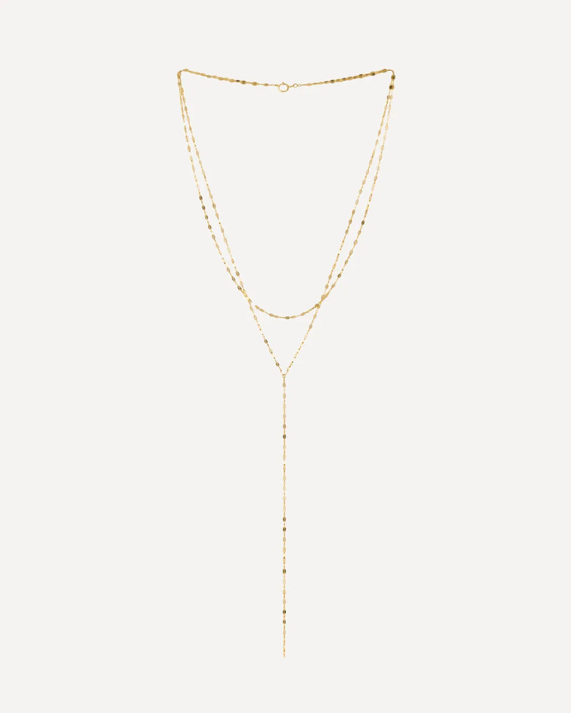 Odette Layered Y Necklace Elegant