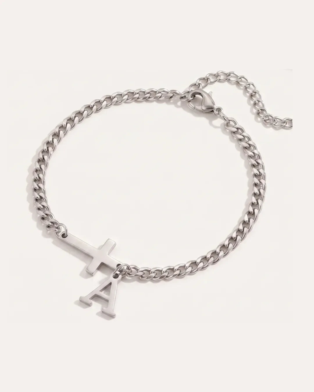 Valentina Cross Initial Bracelet Faith