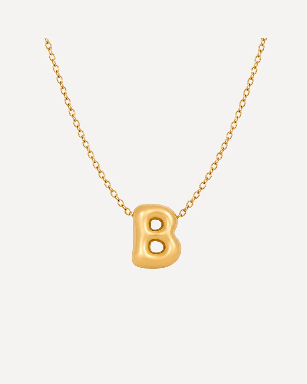 Amelia Bubble Initial Necklace
