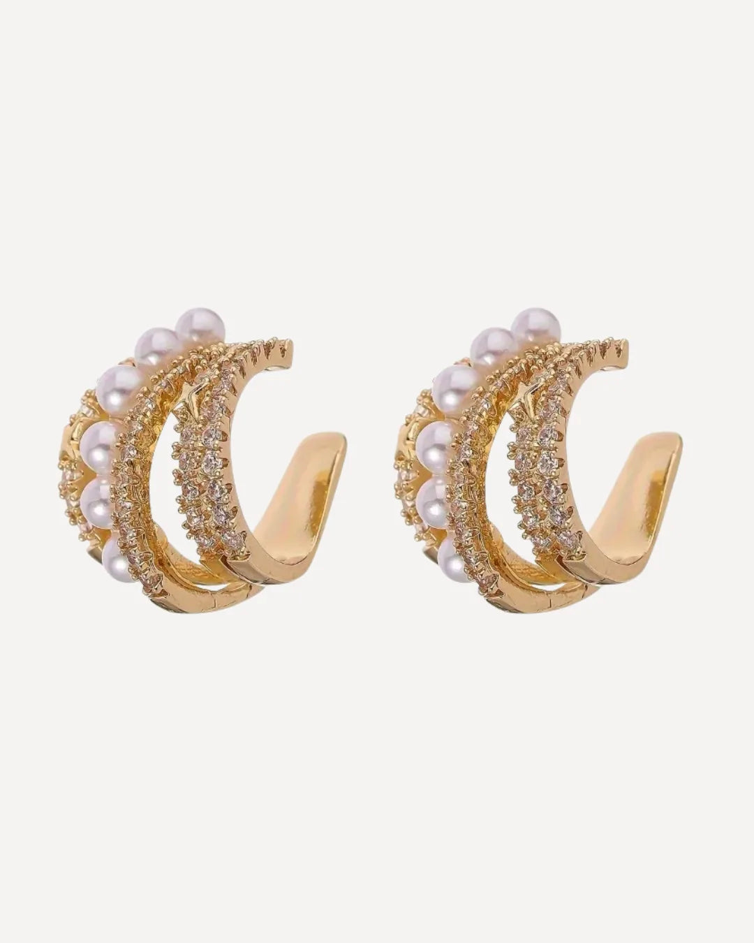 Evangeline Pearl Ear Cuff Luxe