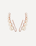 Isadora Pearl Ear Climber Earrings Elegant