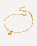 Ava Birthstone Initial Bracelet