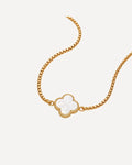 Sophia Clover Necklace with Mother of Pearl