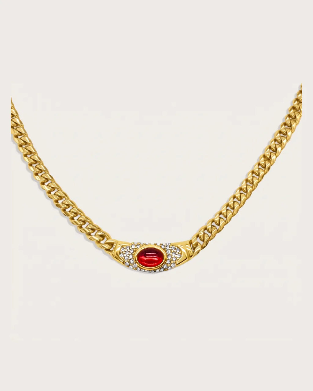 Aurelia Statement Chain Necklace Royale