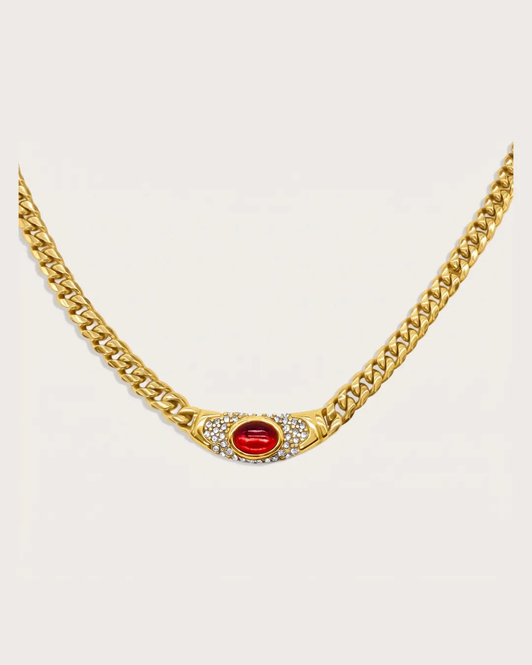 Aurelia Statement Chain Necklace Royale