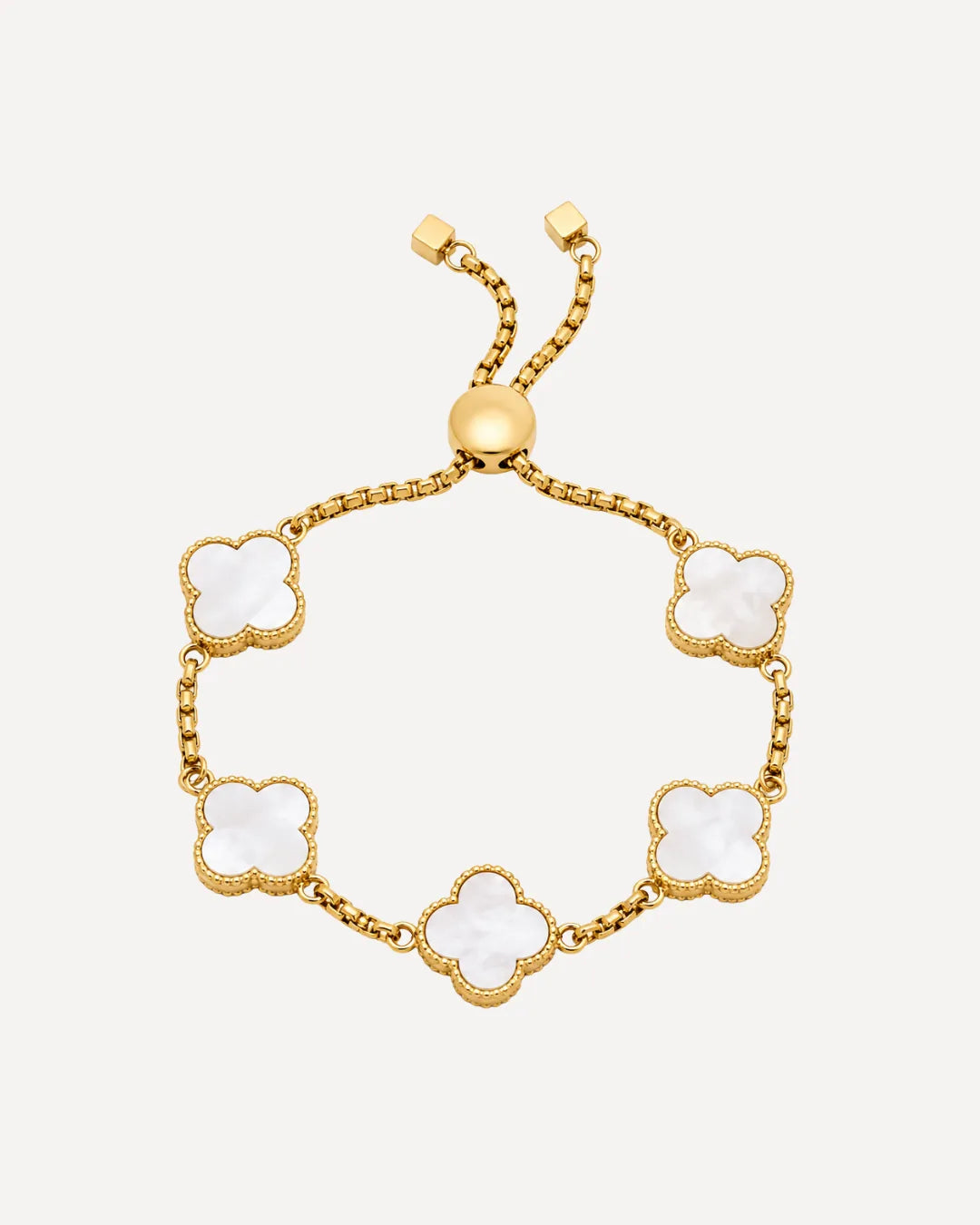 Sophia Mother of Pearl Clover Bracelet