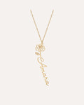 Genevieve Rose Name Necklace Bloom