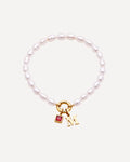 Emma Birthstone Bracelet with Pearl Beads