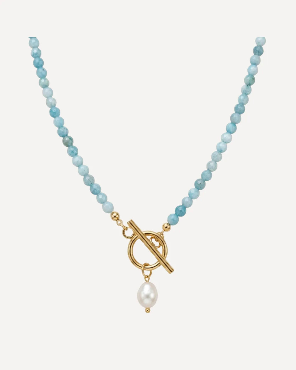Mariselle Turquoise Pearl Necklace Serenity