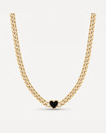 Sabrina Heart Chain Necklace Amour
