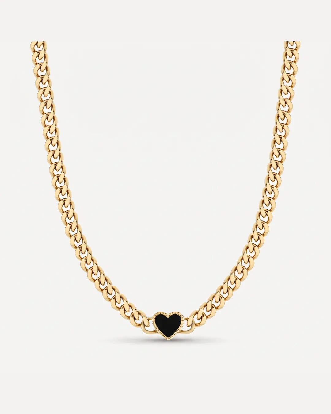 Sabrina Heart Chain Necklace Amour