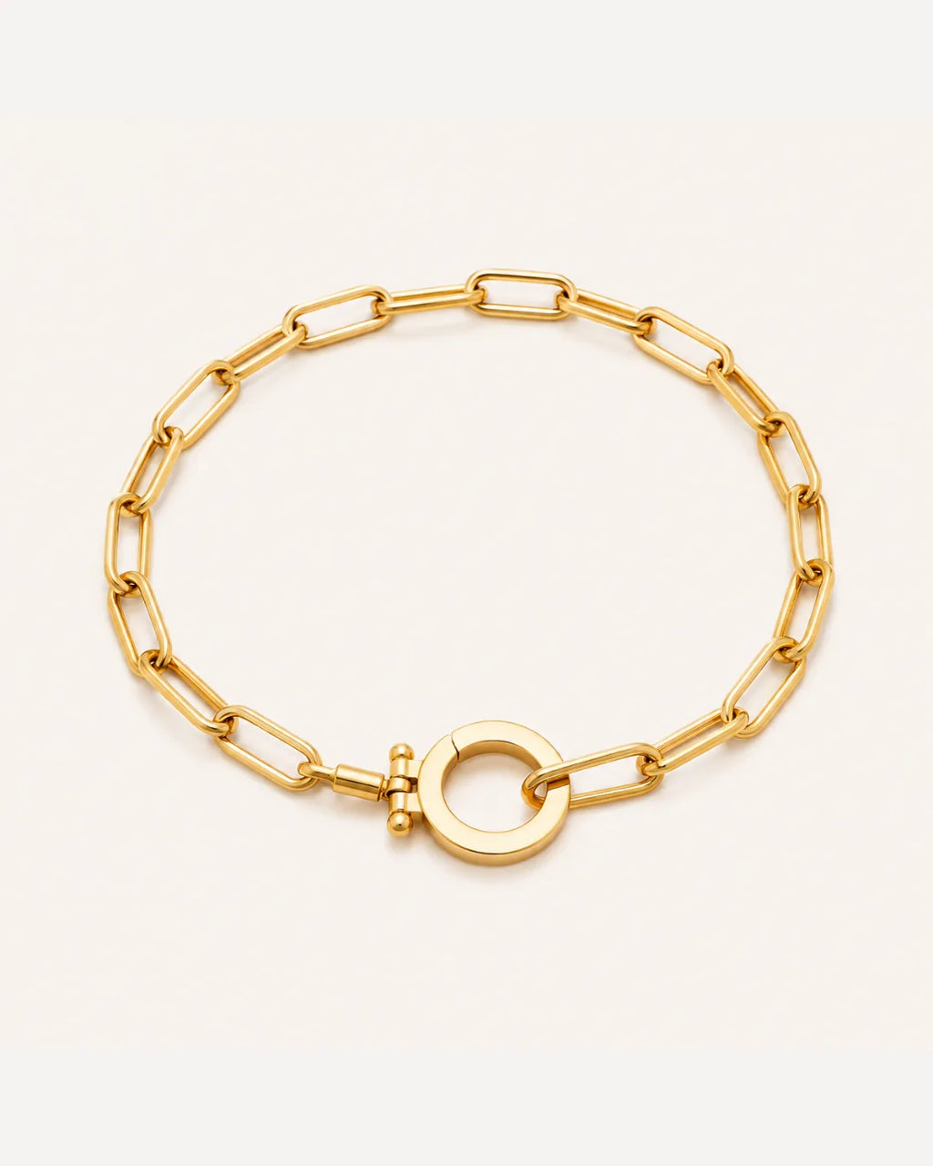 Ava Paperclip Chain Bracelet for Charms
