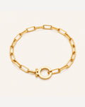 Ava Paperclip Chain Bracelet for Charms
