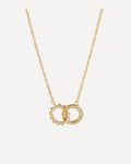 Celestine Interlocking Circle Necklace Unity
