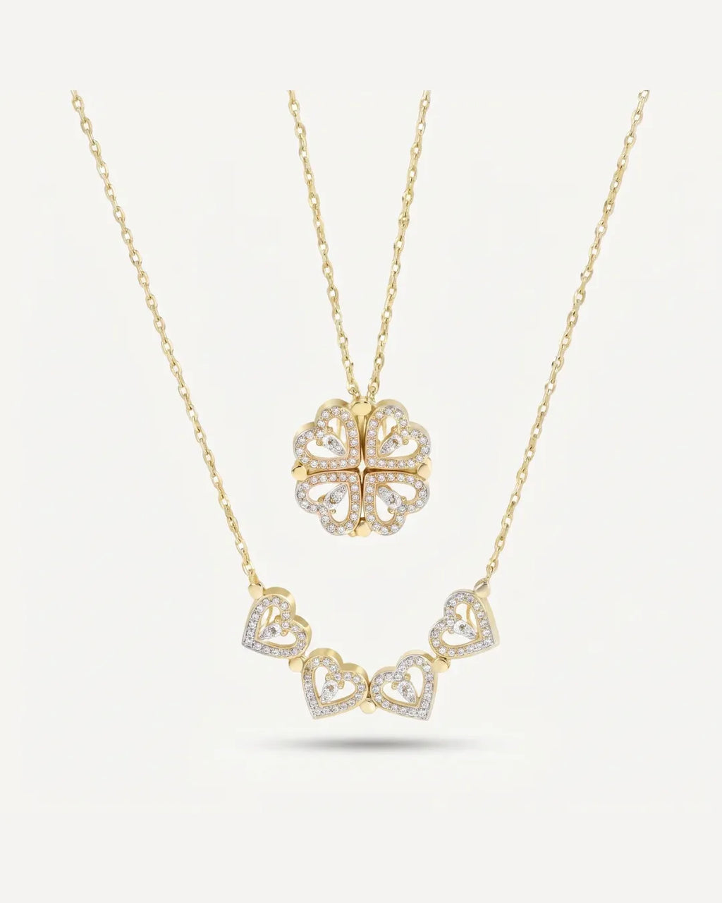 Evangeline Lucky Clover Necklace Charm