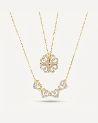 Evangeline Lucky Clover Necklace Charm