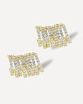 Noir & Gold Illusion earring
