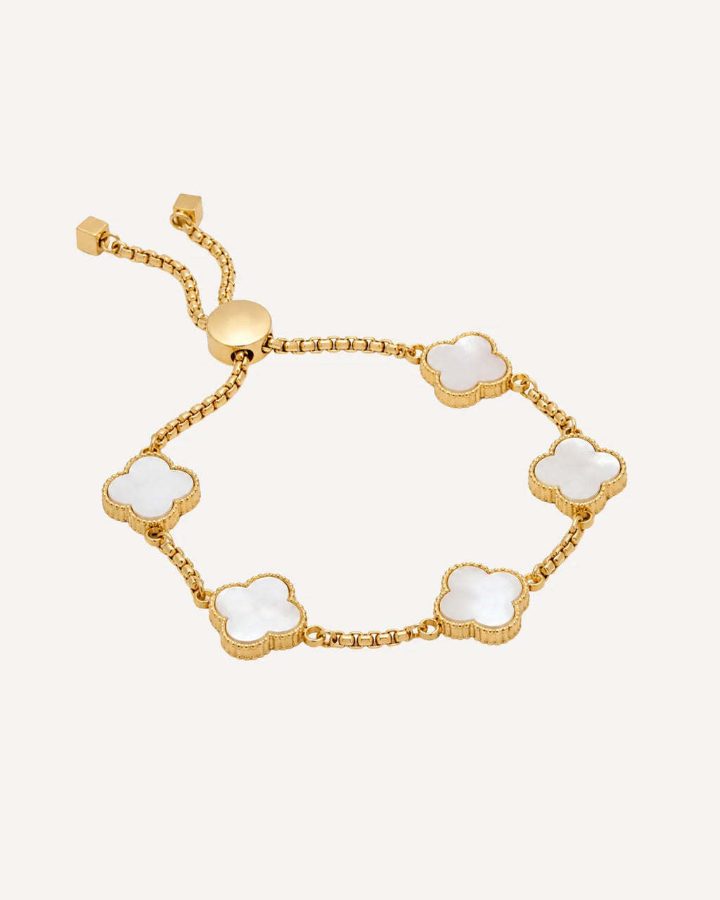 Sophia Mother of Pearl Clover Bracelet