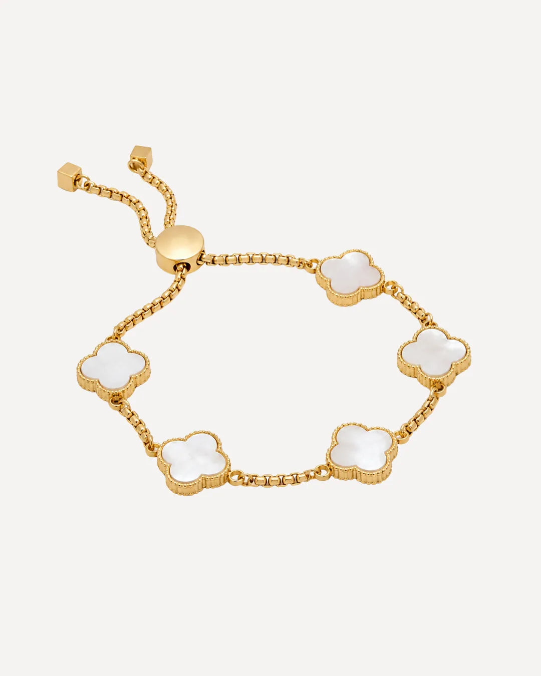 Sophia Mother of Pearl Clover Bracelet