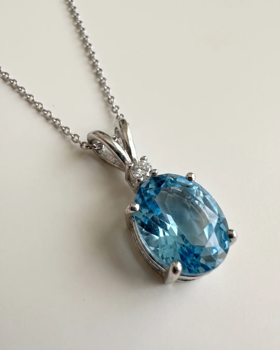 Celestine Pendant Necklace Radiance