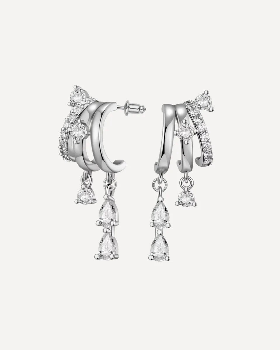 Odette Crystal Illusion Drop Earrings Radiance