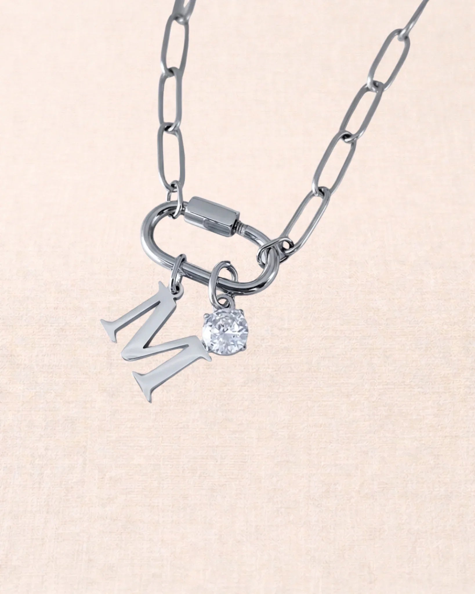 Name & Birthstone Signature Necklace