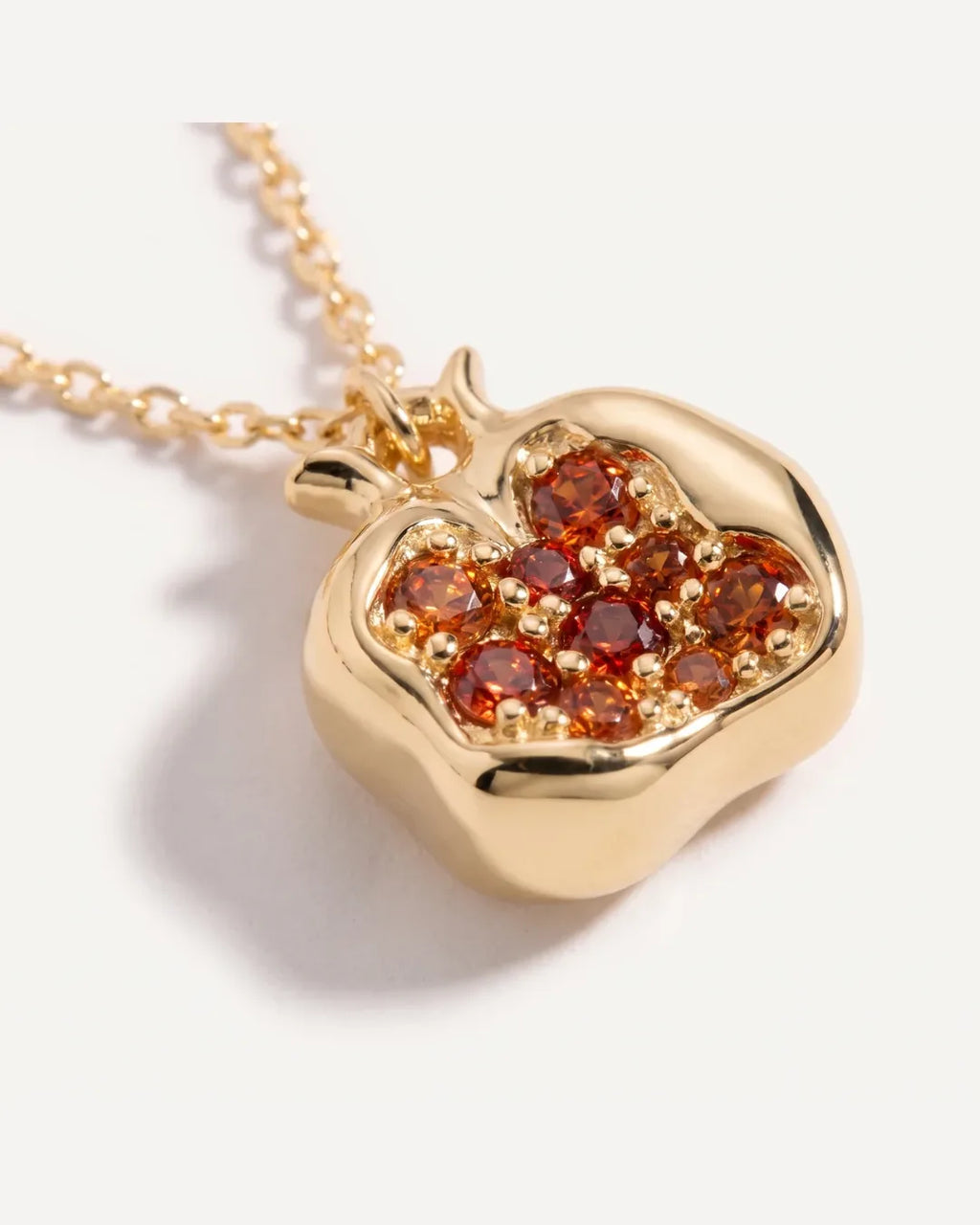 Celestine Pomegranate Necklace Radiance