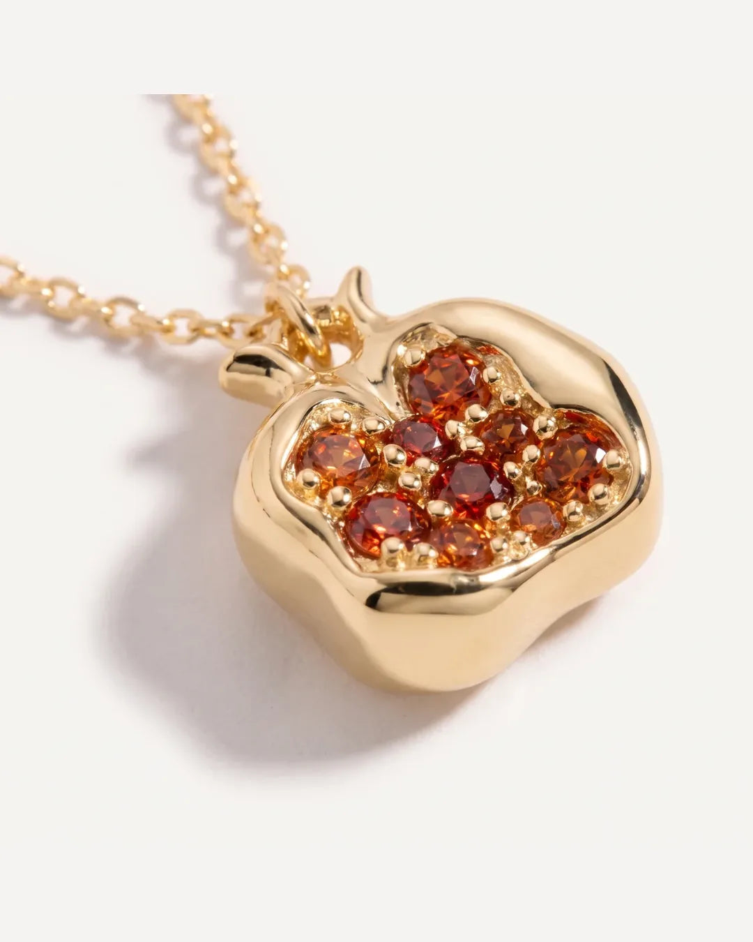 Celestine Pomegranate Necklace Radiance