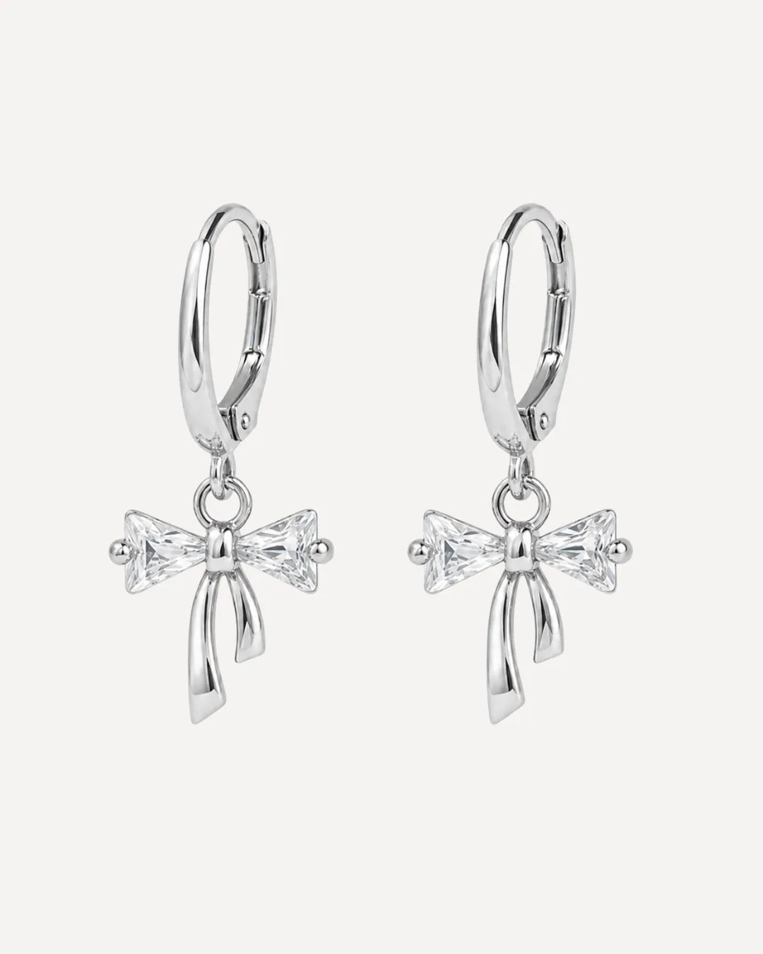 Celina Bow Huggie Earrings Lavish