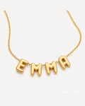 Amelia Bubble Name Necklace