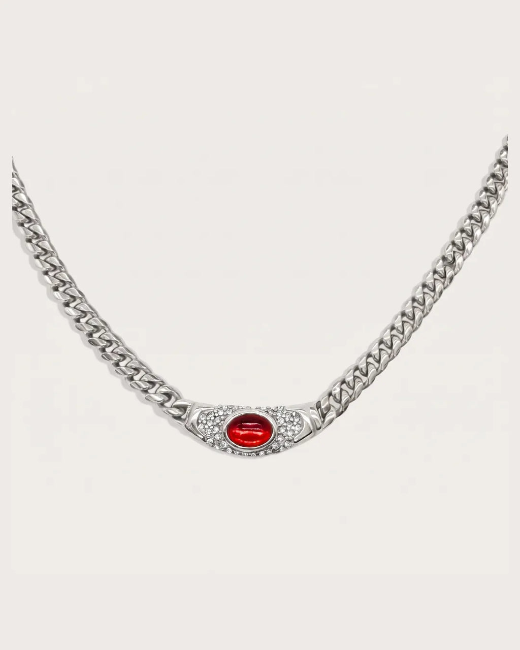 Aurelia Statement Chain Necklace Royale