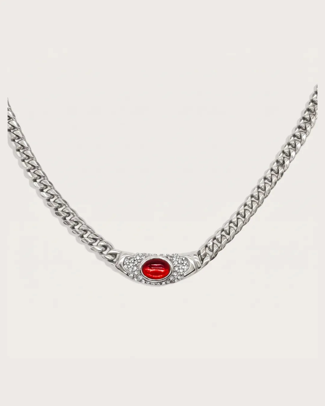 Aurelia Statement Chain Necklace Royale