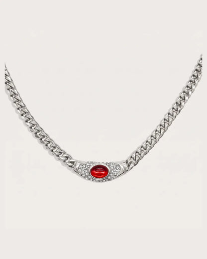 Aurelia Statement Chain Necklace Royale