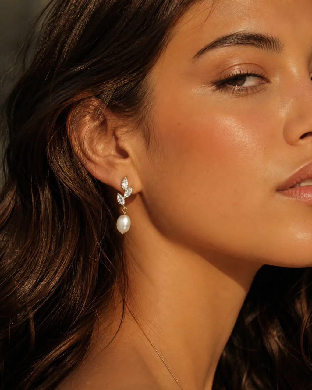 Margot Pearl Drop Earrings Elegant