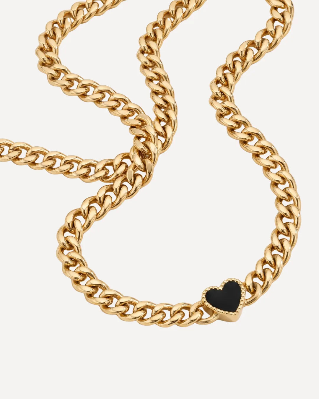 Sabrina Heart Chain Necklace Amour