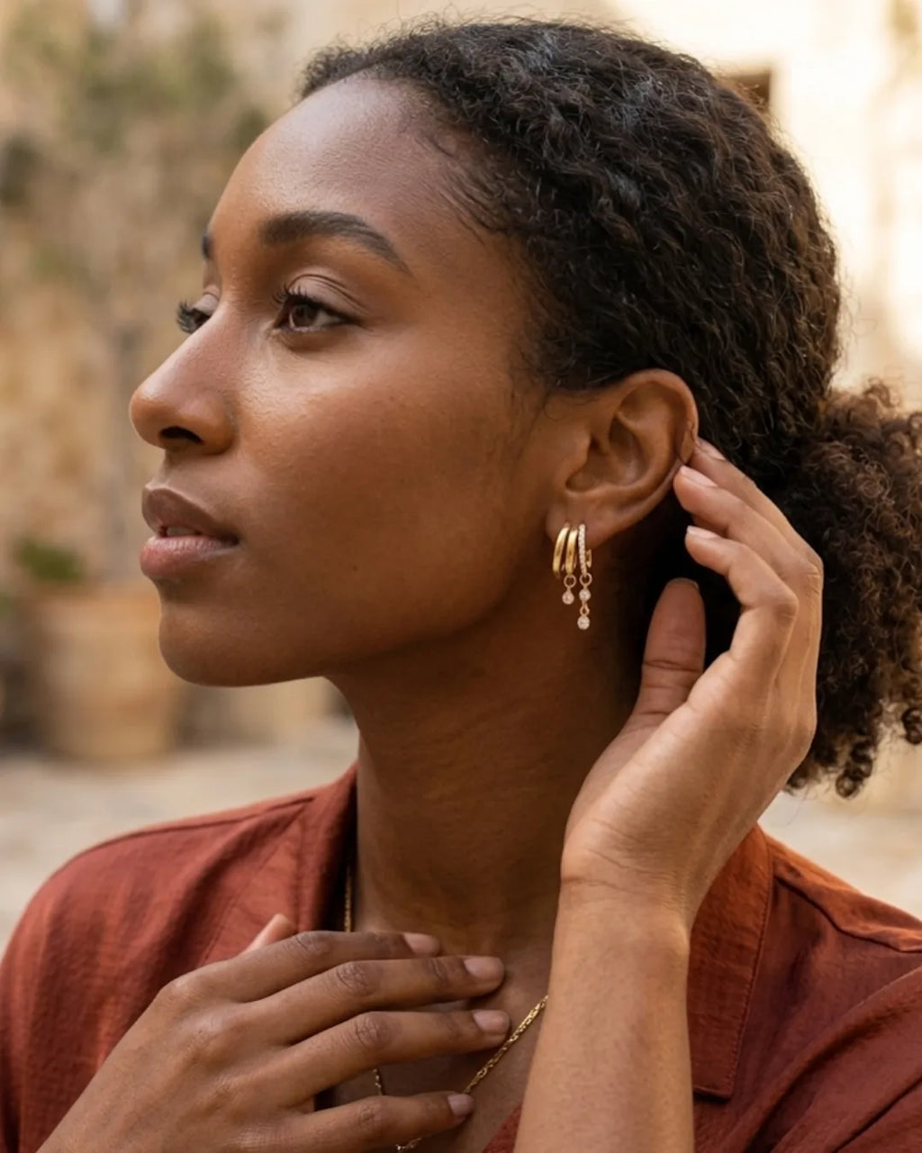 Adeline Illusion Earring Drops