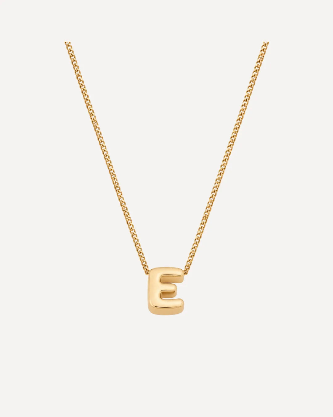 Emma Bubble Initial Charm Necklace