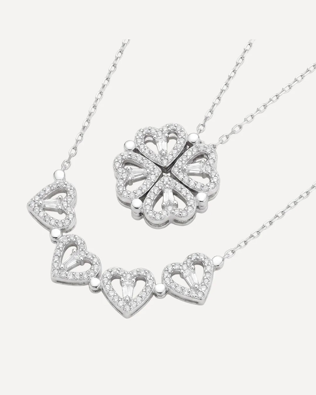 Evangeline Lucky Clover Necklace Charm