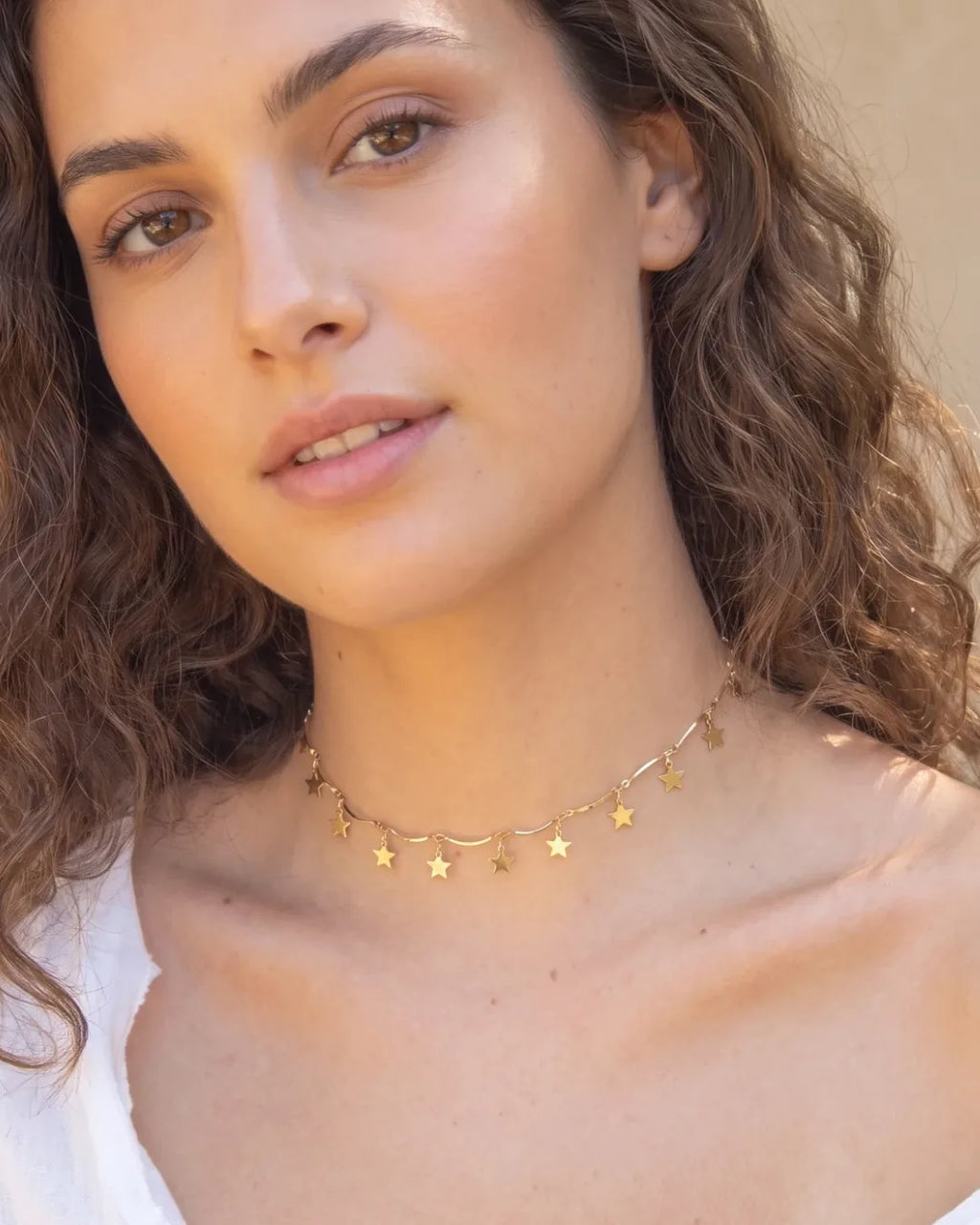 Aurélie Star Choker Necklace Celestial