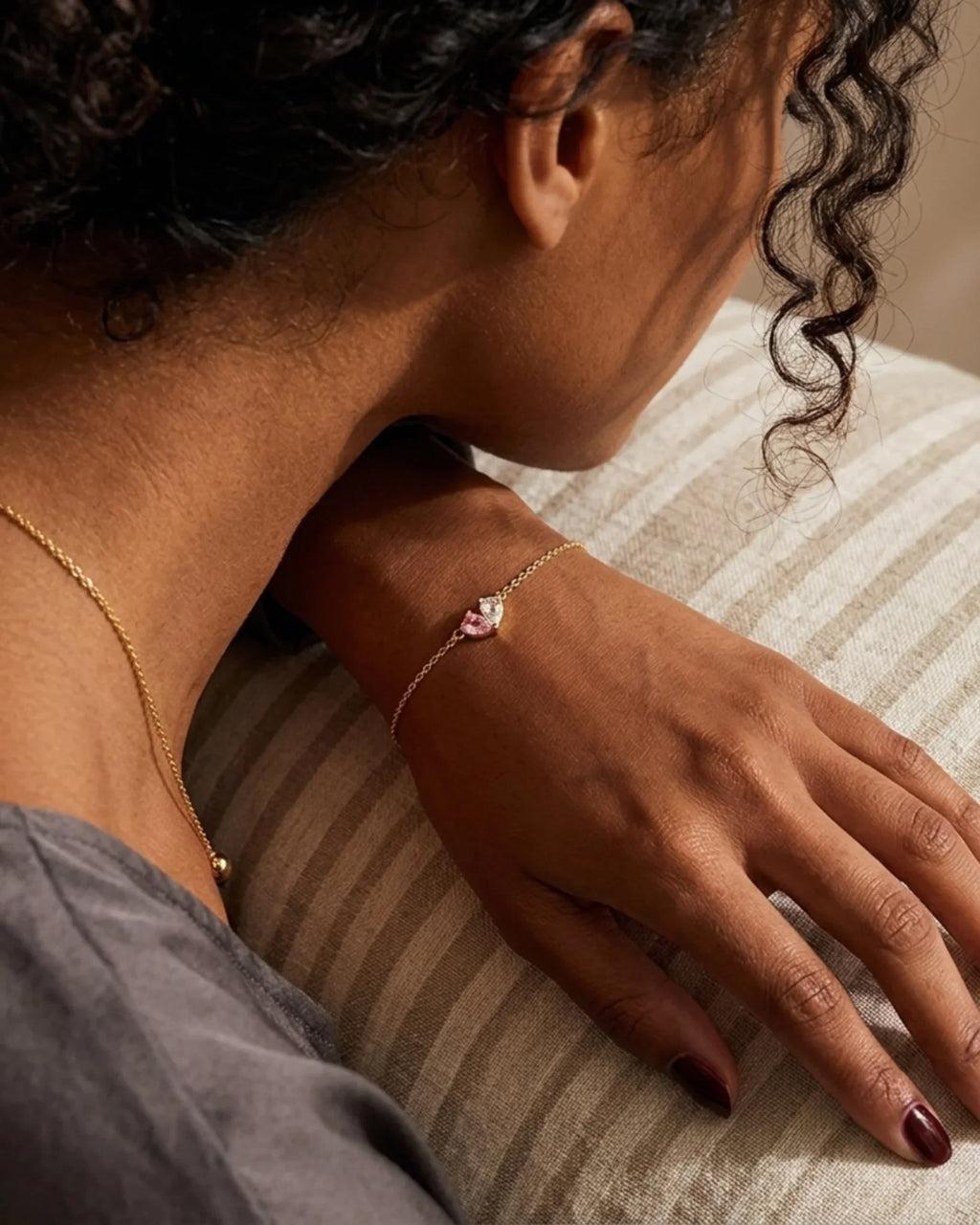 Love Duo Birthstone Bracelet