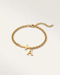 Valentina Cross Initial Bracelet Faith