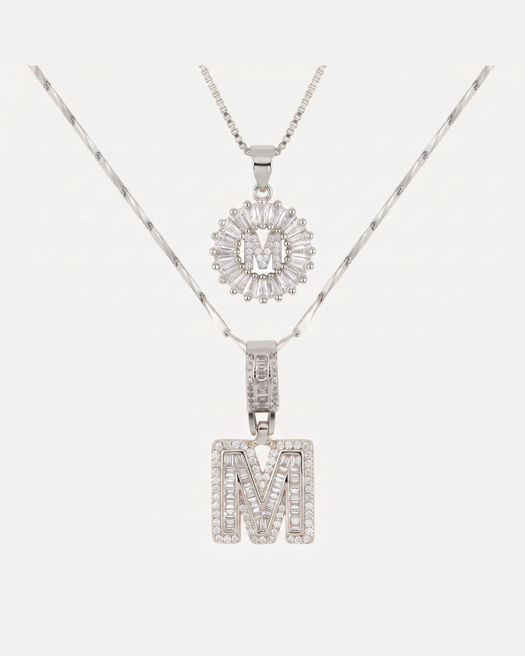 Elowen Layered Initial Necklace Brilliance